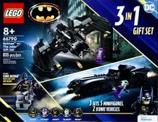 LEGO Batman vs The Joker Gift Set 66790 3 in 1 Walmart Exclusive NEW Sealed