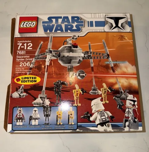 LEGO Star Wars: Separatist Spider Droid (7681) RARE Commander Fox