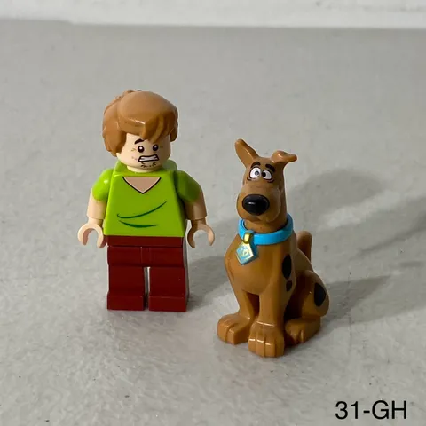LEGO Scooby-Doo Minifigure Set Open Mouth Shaggy Rogers & Scooby Doo Dog Figure