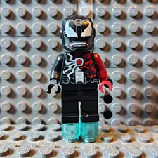 LEGO Venomized Iron-man Minifigure With Trans-blue Effect pieces