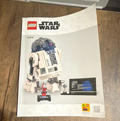 LEGO Star Wars R2-D2 75379 Illustrated Instruction Manual Booklet