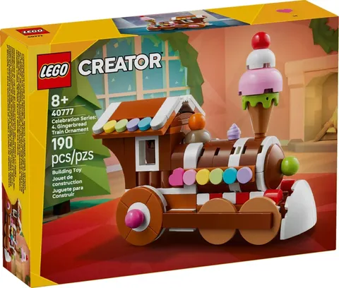 LEGO 40777 Celebration Series: Gingerbread Train Ornament — New Sealed