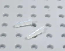 LEGO Lot of 2 Trans Opal Spiral Unicorn Horns Animal Minifig AY