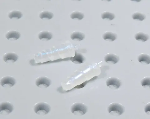 LEGO Lot of 2 Trans Opal Spiral Unicorn Horns Animal Minifig AY