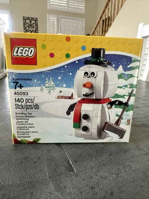NEW LEGO 40093 Exclusive Snowman Seasonal Holiday Set New SEALED 