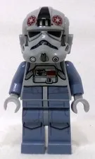 LEGO Star Wars 75054 sw0581 AT-AT Driver Dark Red Logo Minifigures