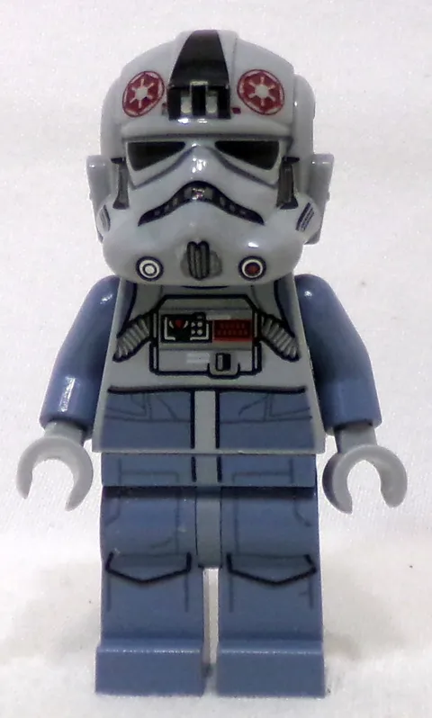 LEGO Star Wars 75054 sw0581 AT-AT Driver Dark Red Logo Minifigures