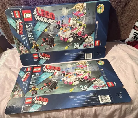 LEGO Movie 2 in 1 Ice Cream Machine 70804 “EMPTY BOX ONLY Retired LOT OF 7 BOXES