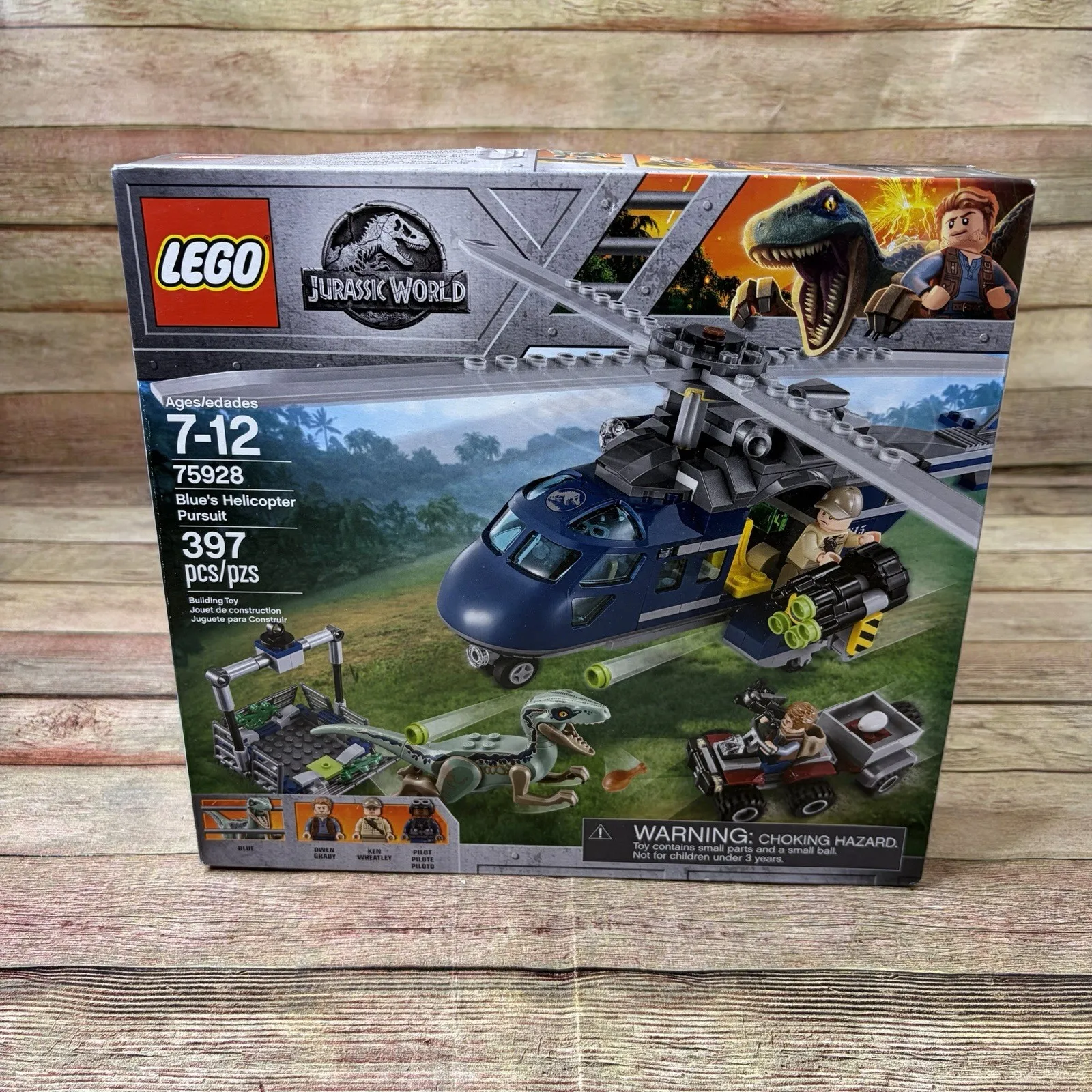 LEGO Jurassic World: Blue's Helicopter Pursuit (75928)