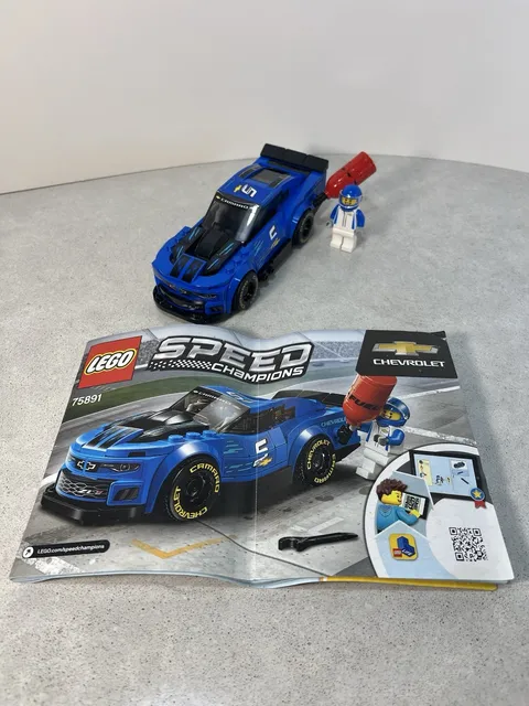 LEGO SPEED CHAMPIONS: Chevrolet Camaro ZL1 Race Car (75891), Complete
