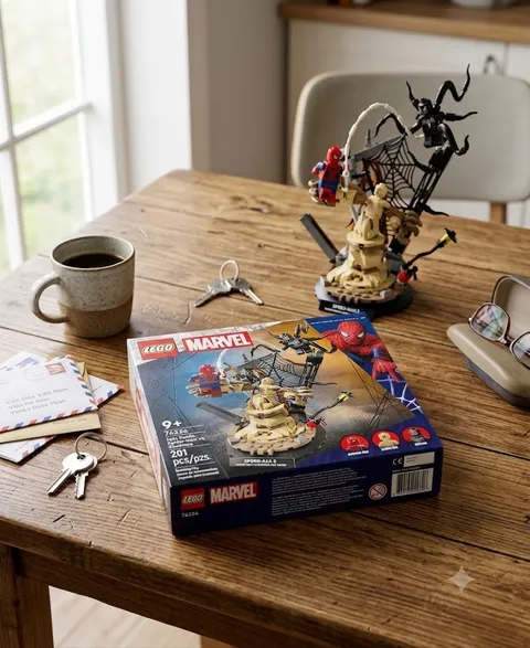 Marvel Epic Battle: Spider-Man vs. Sandman Building Toy 76334, 201 Pieces