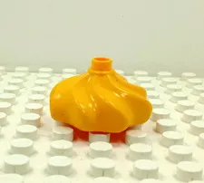 Lego Duplo Item Cupcake Whipped Topping (1) canary yellow