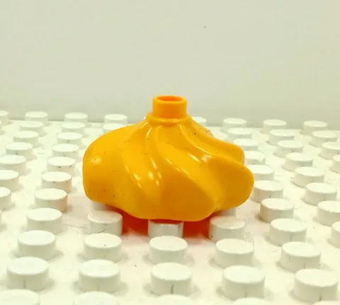 Lego Duplo Item Cupcake Whipped Topping (1) canary yellow