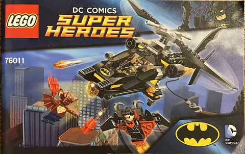 LEGO DC Comics Super Heroes: Batman: Man-Bat Attack 76011.  100% comp. NO BOX.