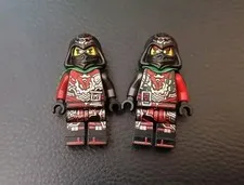 LEGO® NINJAGO Acronix (njo0292) & Krux (njo0291) - VGC LIKE NEW