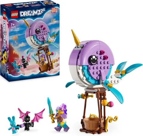 LEGO Izzie's Narwhal Balloon, Building Game, 7...