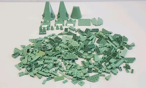 LEGO Sand Green Building Blocks Lot Harry Potter Castle Parts Pieces Roof