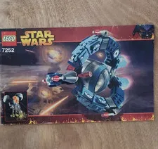 LEGO Star Wars Droid Tri-Fighter 7252 Illustrated Manual Booklet 2005
