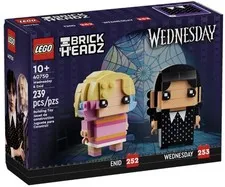 LEGO BrickHeadz 40750 Wednesday & Enid Netflix Addams New Sealed Safe Shipping