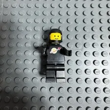 LEGO Vtg 90’s Astronaut Black Spaceman Minifigure sp003 NO CRACKS