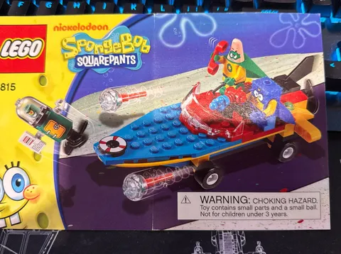 LEGO 3815 Spongebob Squarepants - Heroic Heroes of The Deep - INSTRUCTIONS ONLY