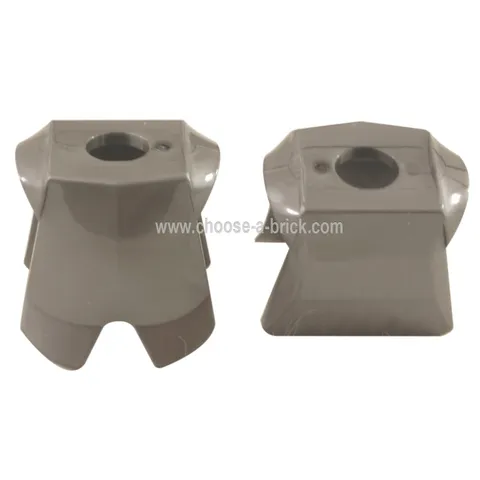 LEGO 10x Flat Silver Minifigure Armor Breastplate Leg Protection Genuine