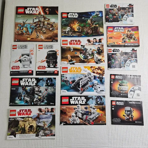 Lego Star Wars Instruction Manual Only Lot 75148 75183 75208 7956 75206 & more