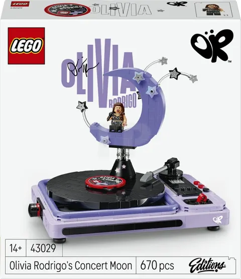 LEGO Editions Olivia Rodrigo's Concert Moon 43029 Collectible Building Toy Set