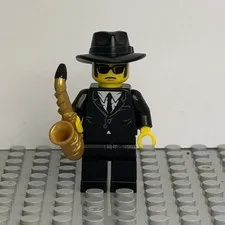 LEGO CMF Series 11 Saxophone Player Jazz Musician Minifigure 71002 Complete
