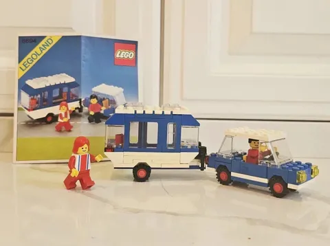 LEGO 6694 Car with Camper–Complete w/ Instructions–Excellent Condition – No Box