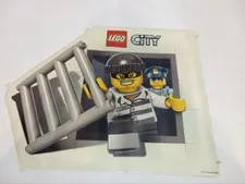 LEGO CITY - cop & robber minifigure - 2014 Sticker. 30"x24"