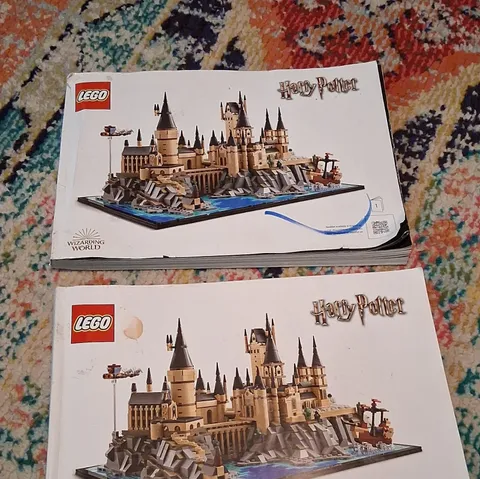 LEGO Harry Potter Hogwarts Castle and Grounds Manual Booklets 1 & 2, Illustrated