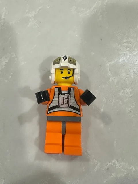 Lego Star Wars Y-wing Jon 'Dutch' Vander Gold Leader sw0033 7150 7152 Minifigure