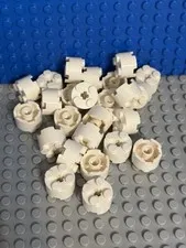 LEGO 2x2 white Round Bricks Pieces Bulk Lot (25) in Bag