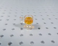 LEGO Trans Clear Cup w/ Orange Liquid Minifig AZ