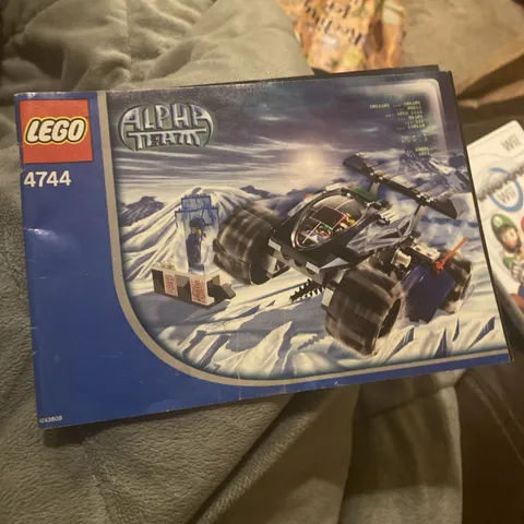 Lego Alpha Team 4744 - Instructions Booklet Manual - No Bricks