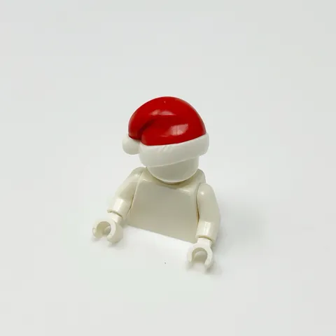 102264pb01 LEGO Minifigure SANTA HAT Cap Christmas Headgear RED (1)