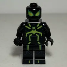 LEGO Spider-Man Minifigure Black Suit w/ Green Spider Emblem
