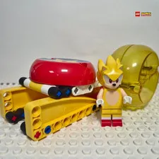 LEGO Sonic Super Sonic Minifigure SON019 76999 Speed Sphere Complete