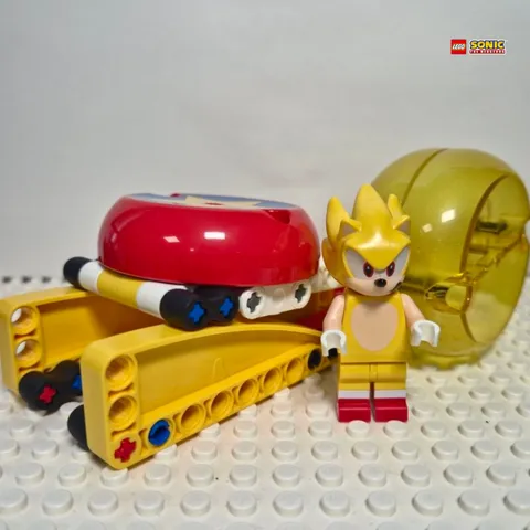 LEGO Sonic Super Sonic Minifigure SON019 76999 Speed Sphere Complete