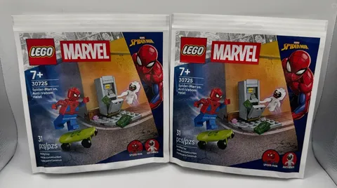 2- PACK LEGO Marvel Spider-Man vs Anti-Venom Heist Paper Bag 30725 (SEALED)