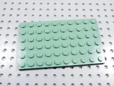 LEGO Sand Green 6x10 Plate BK