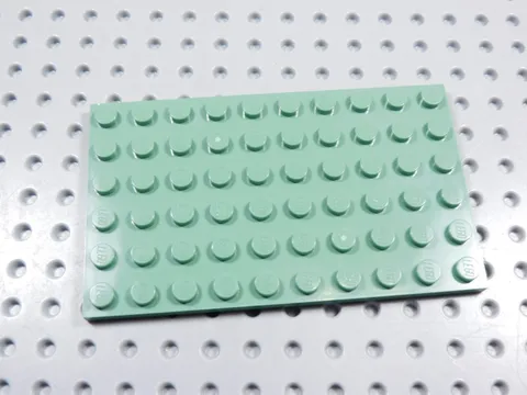 LEGO Sand Green 6x10 Plate BK