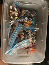 Lego massive bin minifig pieces only