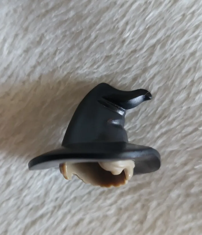 HAIR - Black Floppy Witch Hat Minerva McGonagall Potter LEGO® Minifigure Part