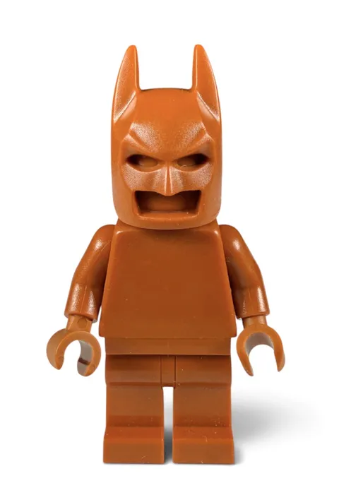 Official LEGO - Medium Nougat Monochrome Prototype DC Batman Minifigure - Rare
