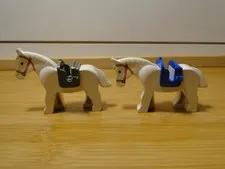LEGO Horse with Saddle Lot of 2