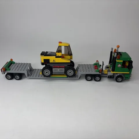 LEGO City: Excavator Transporter (4203) Incomplete No Minifigure