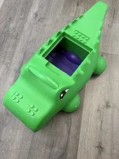 LEGO Duplo Block-O-Dile Alligator Vacuum Sweeper Storage Crocodile Dinosaur 2004