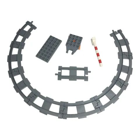 Lego Duplo Train Track Piece 12 Count Lot Building Brick Toy Replacement Parts